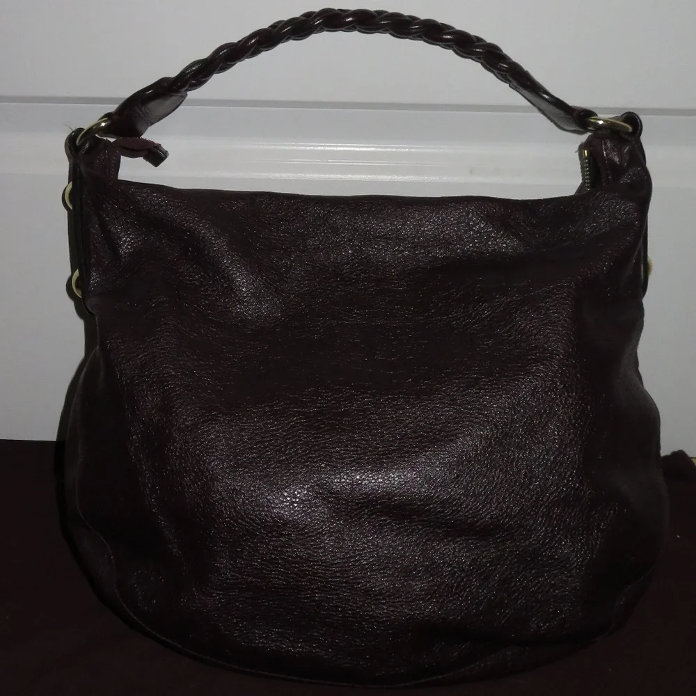 Mulberry Medium Daria Grape Leather Hobo Bag
